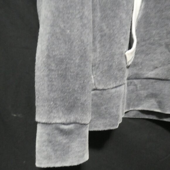 FOREVER 21 | small | Grey and Cream Hooded Sweatshirt | Kangaroo Pocket - Picture 7 of 16